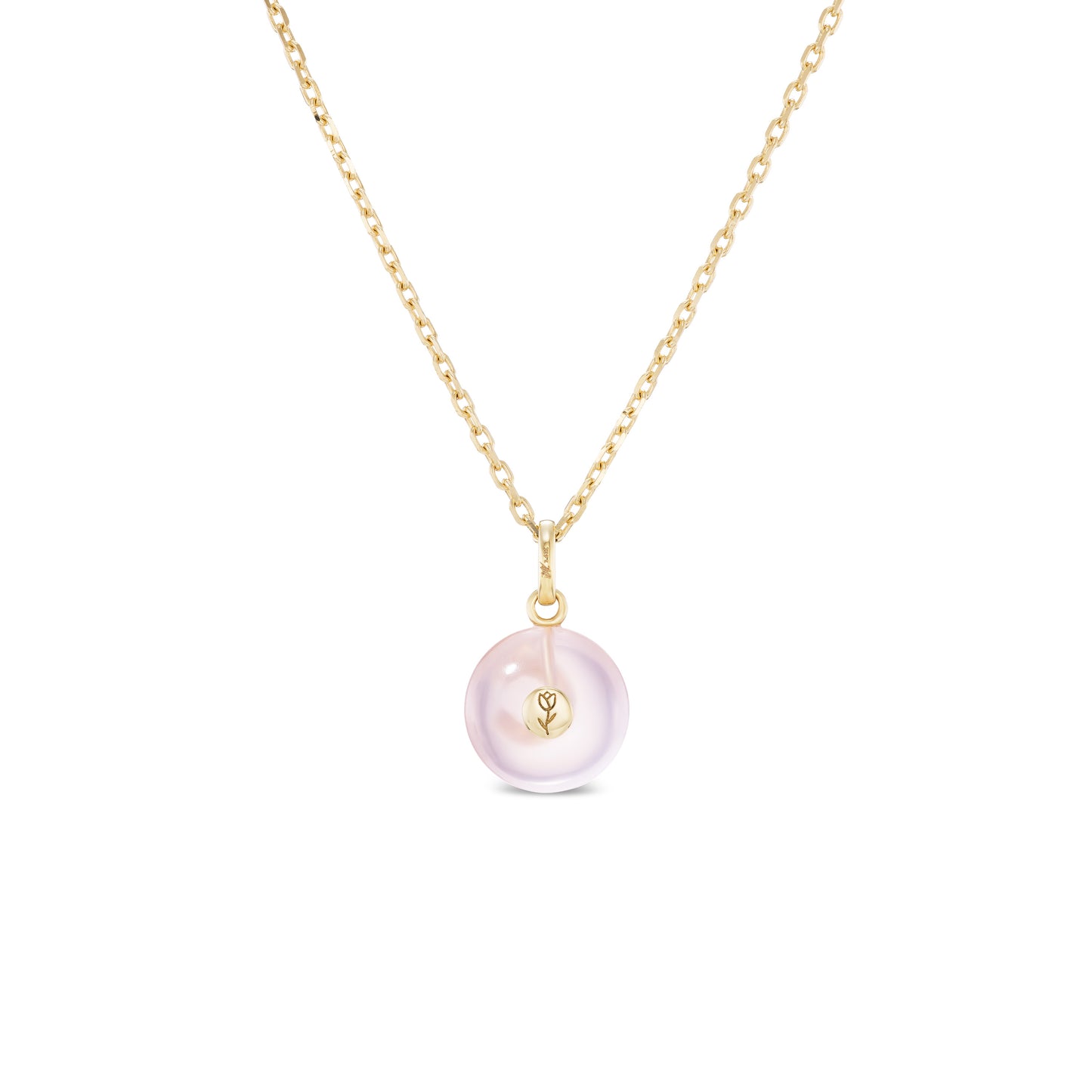 The Pebble Monogram Necklace
