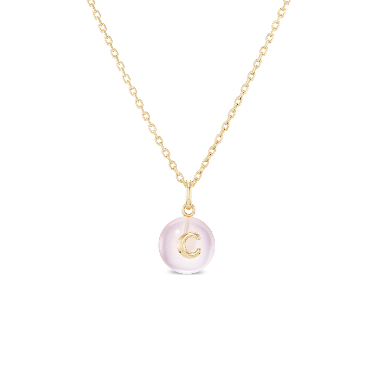 The Pebble Monogram Necklace
