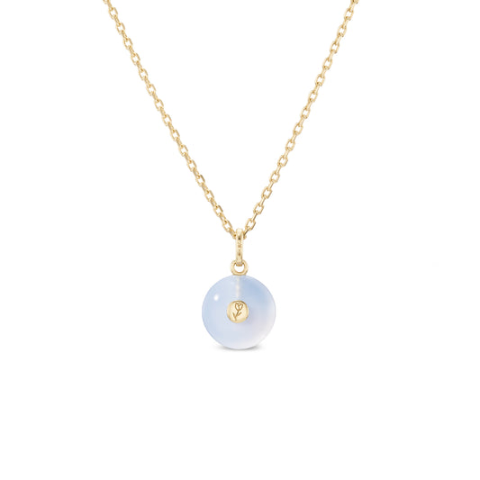 The Pebble Monogram Necklace