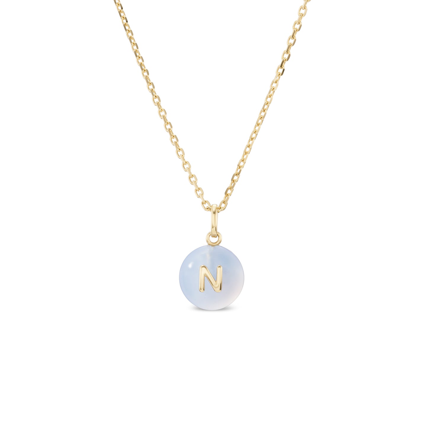 The Pebble Monogram Necklace