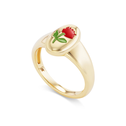 Flor Signet Ring