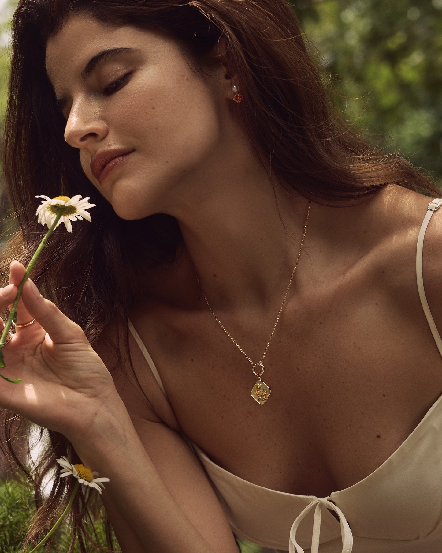 St. Narcissus Pendant Necklace