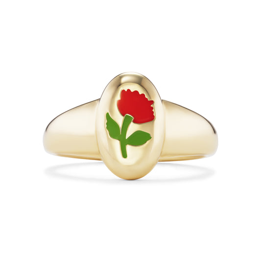 Flor Signet Ring